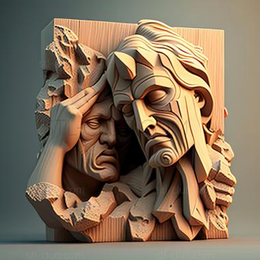 3D модель Игра Герои расколотой земли (STL)
